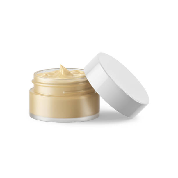 istock Plastic Cosmetic Jar Mockup 3D Rendering on Isolated Background 2148360992