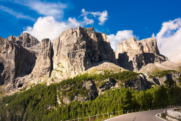 istock Mountain road in Dolomite alps, scenic drive 2148362253