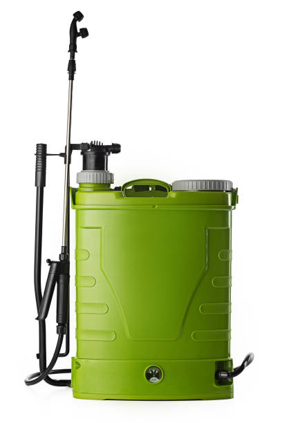 istock Battery backpack garden sprayer equipment isolated on white background 2148363235
