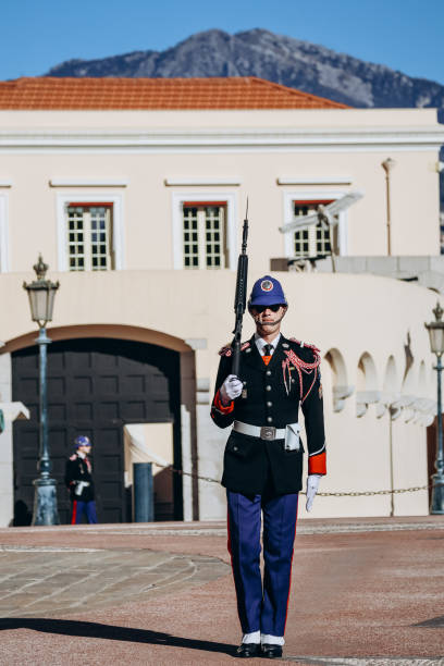 Guard at the Prince's Palace in Monaco