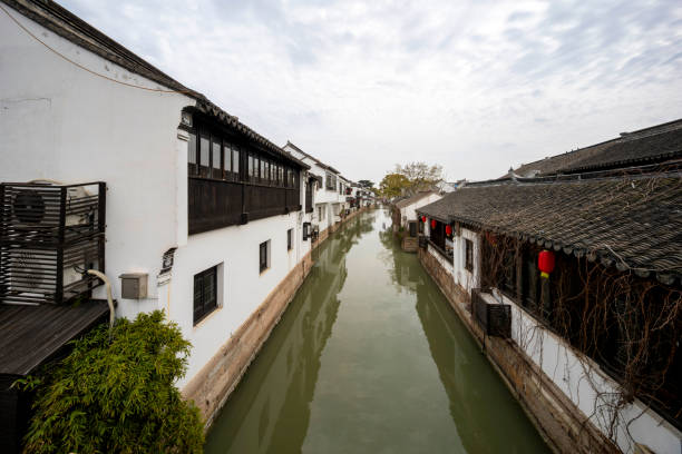 istock Chinese old canal town 2148364736