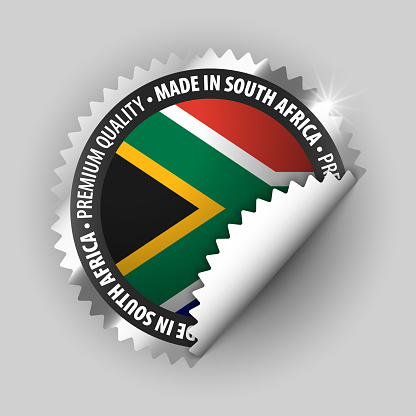 Made in SouthAfrica graphic and label. Some elements of impact for the use you want to make of it.
