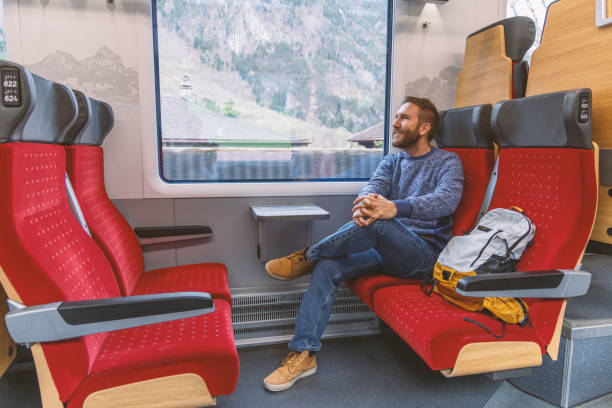 istock Admiring nature through the window of a train 2148365736