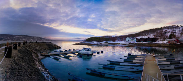 Sunrise at Reine Marina