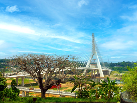 Pont de Cocody (Cocody Bridge), Abidjan, CÃ´te d'Ivoire (Ivory Coast), West Africa
