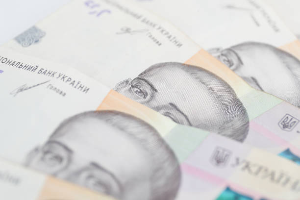 1000 UAH banknote macro photo, money and finance, one thousand hryvnia