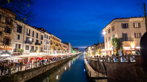 istock Navigli Grande at night. 2148371510