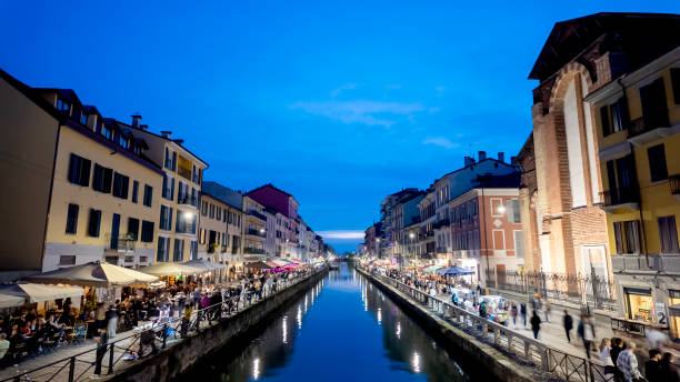 istock Navigli Grande at night. 2148371525