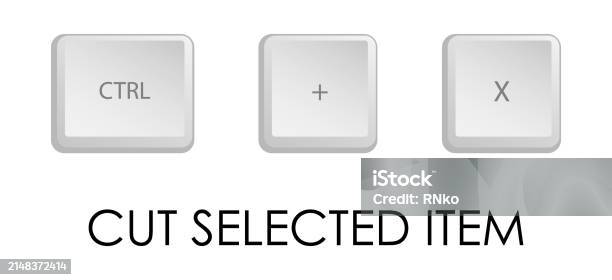 Cut Key Combination Keyboard Shortcut For Quickly Executing Command In ...