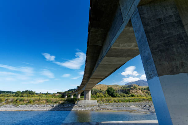 istock View across the Clarence River under the state highway 1 road bridge. 2148373170