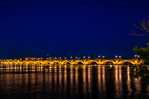 The Pont de pierre bridge in Bordeaux