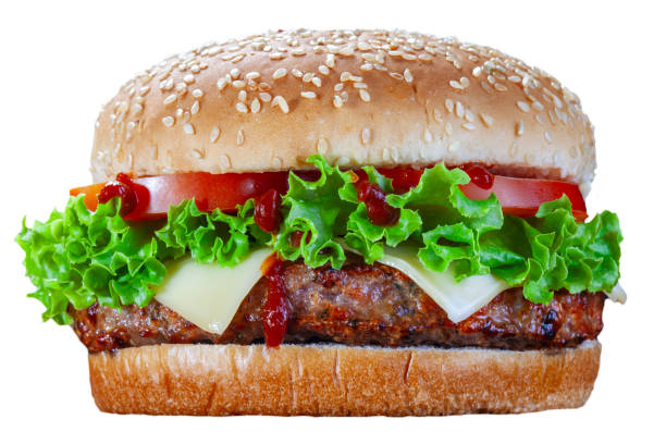 istock Tomato and lettuce salad burger 2148375976