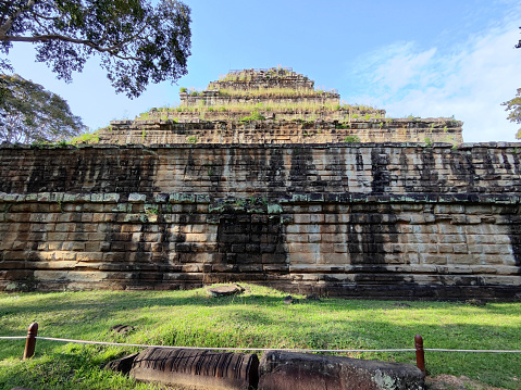 East entrance gate to Angkor Wat Temple at Siem Reap, Cambodia, Asia