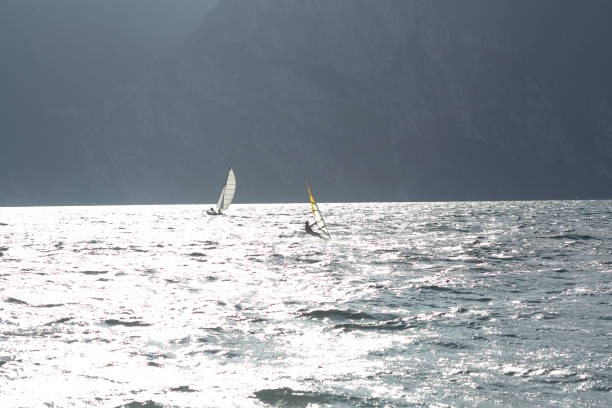 Yahcts on the lake Garda