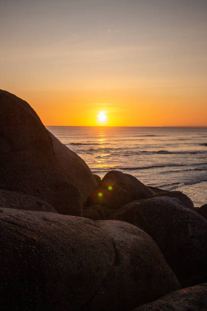 istock Sunset over ocean and shoreline. 2148379009