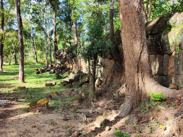 Face of Bayon Angkor Thom Cambodia