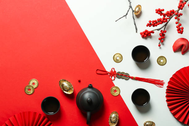 istock Concept of tea, asian tea, space for text 2148380380