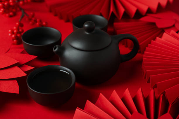 istock Concept of asian tea, tea ceremony items 2148380615
