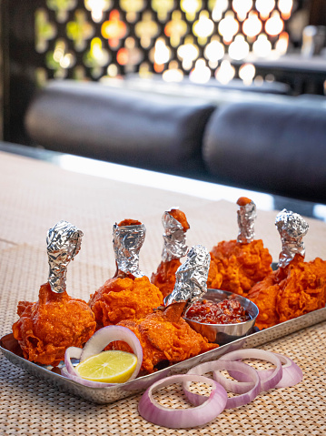 Chicken Lollipop, Non-Vegeterian Dish, Chinese Restaurant, Pune, Maharashtra, India