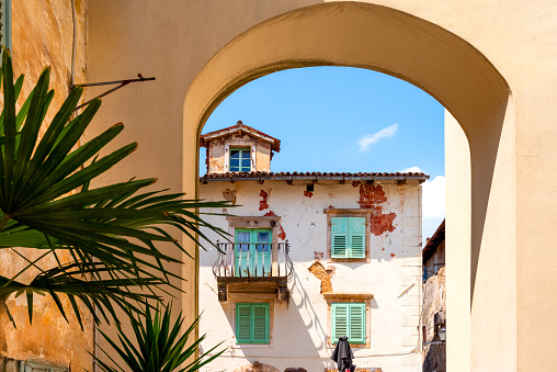 Old town of Lovran, Istria, Croatia