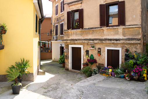 Old town of Lovran, Istria, Croatia