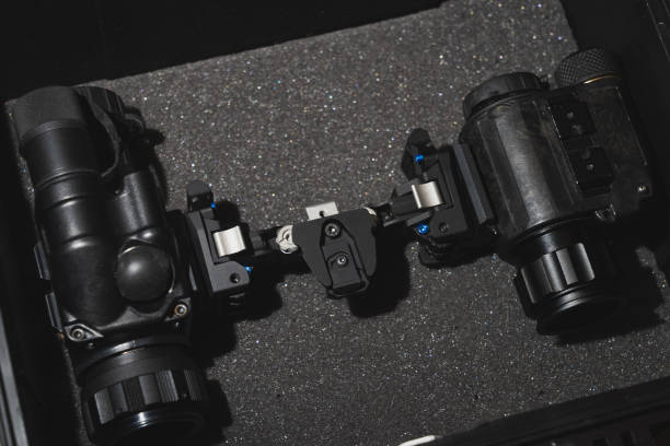 istock Modern millitary night vision device and thermal vision monocular in hardcase. 2148390302