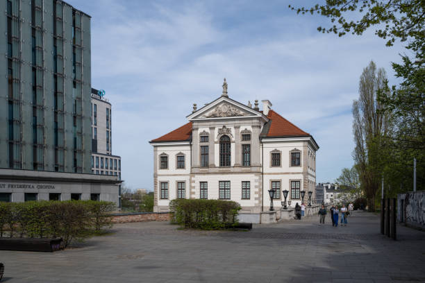 ostrogski-palast, standort des fryderyk-chopin-museums in warschau - fryderyk stock-fotos und bilder