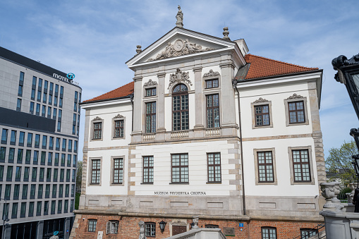 The Fryderyk Chopin Museum is a museum in Warsaw, located in the Ostrogski Palace, founded in 1954 and dedicated to the Polish composer Fryderyk Chopin.