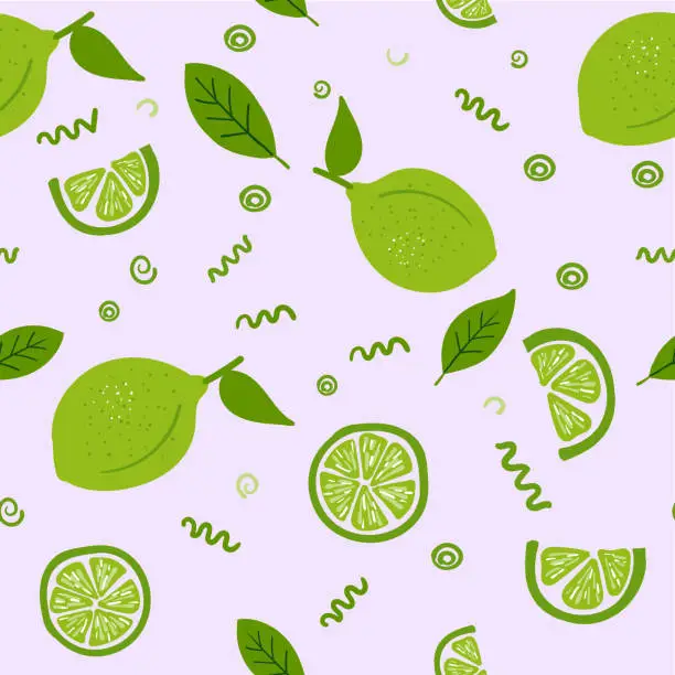 Vector illustration of Fruits.