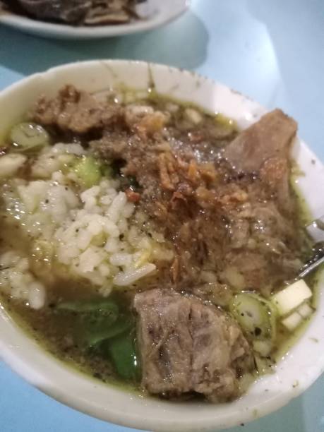 istock Grombyang rice is a typical food from Pemalang, Central Java, Indonesia 2148391716
