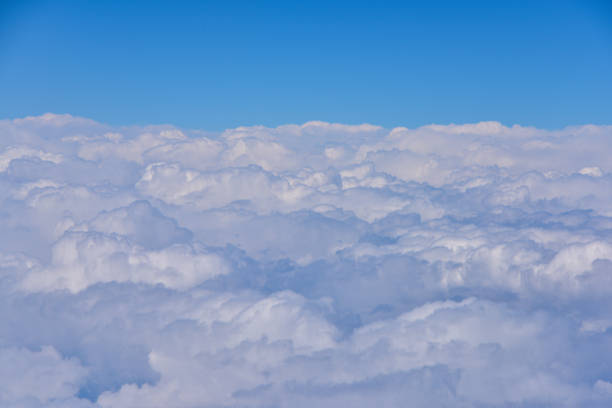 Aerial view of snow capped mountains in Sichuan and Tibet, China