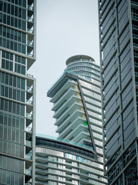 istock Modern skyscrapers with glass windows in Miami 2148402999
