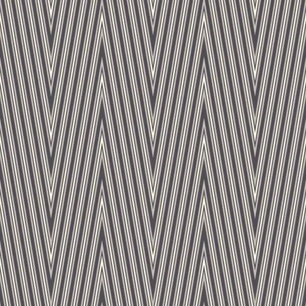 Vector illustration of Seamless zigzag geometric pattern. Chevron background wallpaper