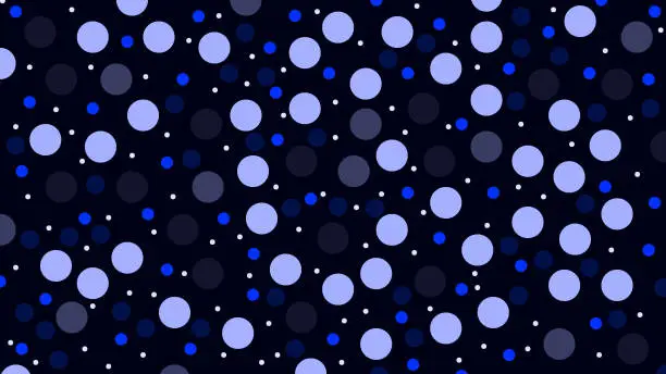 Vector illustration of Abstract blue shape repeated pattern