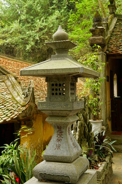 istock Ancient stone tower at Thay Pagoda, Hanoi 2148414552