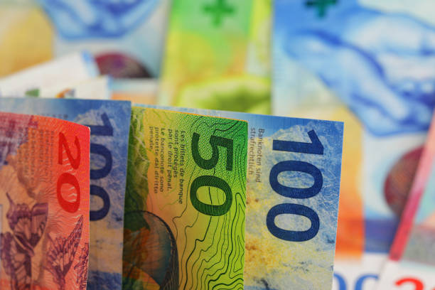 istock Various Swiss franc denominations, CHF 2148415130