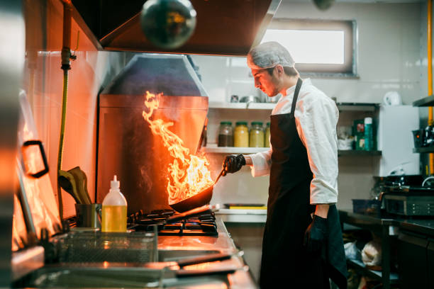 istock Steam is rising from the pan. 2148416803