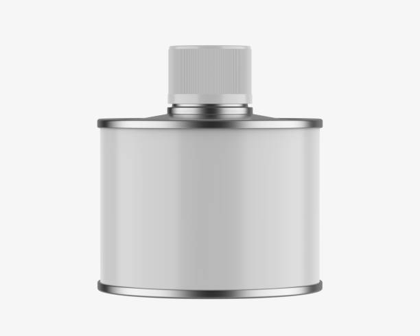 istock Oil Tin Can With Screw Cap Mockup. 2148418711