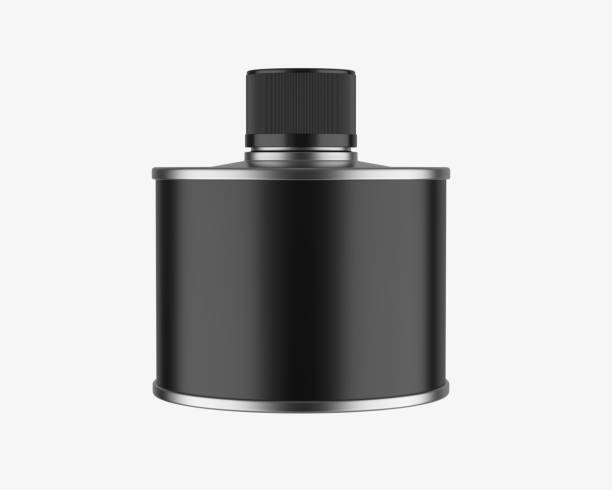 istock Oil Tin Can With Screw Cap Mockup. 2148418733