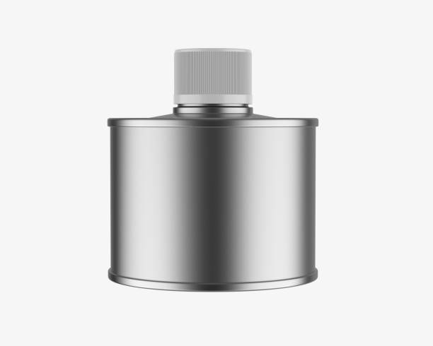 istock Oil Tin Can With Screw Cap Mockup. 2148418740