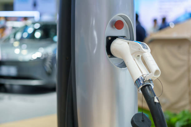 istock Swift Power Surge Modern Fast EV Chargers in car park 2148421426