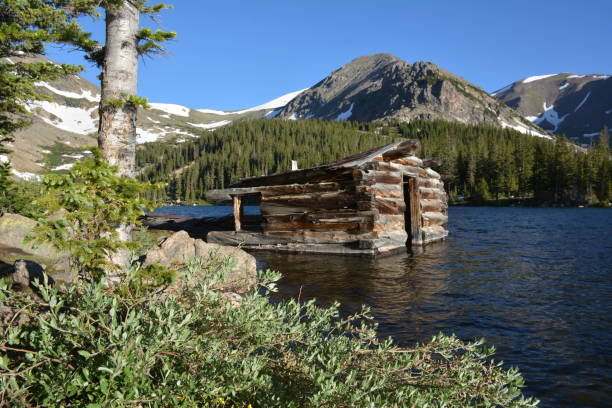 Rustic Abandoned Cabin in Chinns Reservoir Near Empire Colorado