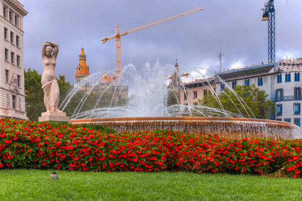 Catalonia square -  a main square of Barcelona, Spain