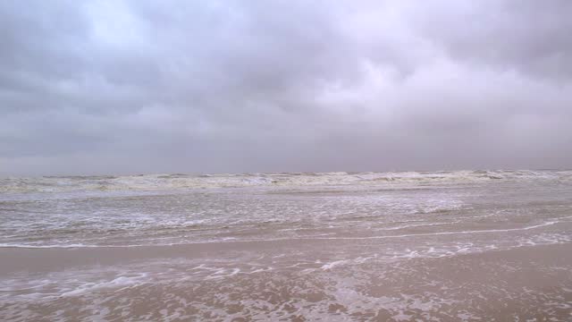 A windy day on the coast of the North Sea