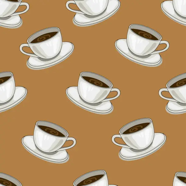 Vector illustration of cup of coffe