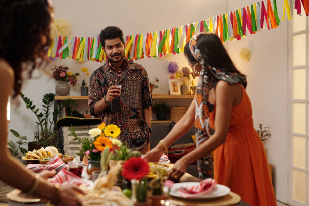 istock Man with tequila looking at girl 2148435221