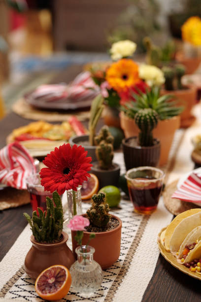 istock Composition of flowers and citrus fruit 2148435270