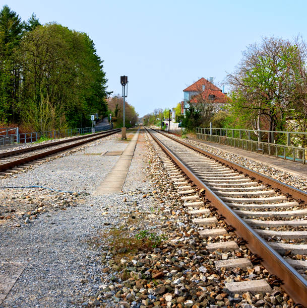 istock unpaved track layout  at bath Sauerbrunn 2148439336