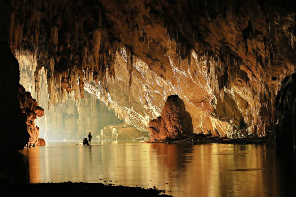 Tham Nam Lod Cave in Mae Hong Son stock photo