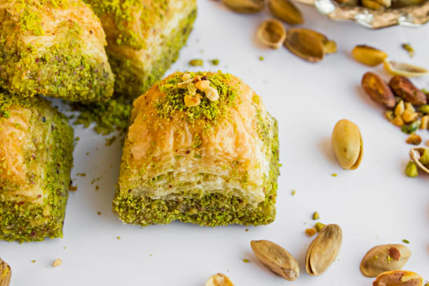istock Traditional Turkish Pastry Dessert,Dry Baklava 2148444778